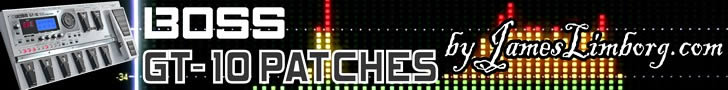 BOSS GT-10 Patches by James Limborg