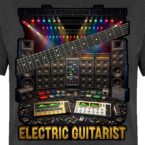 Electric Guitarist Graphic Shirt