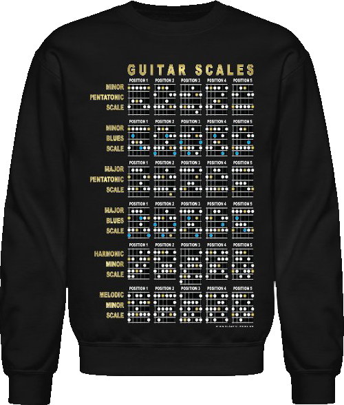Guitar Scales Sweatshirt