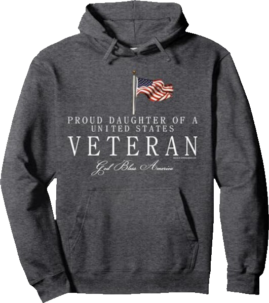 Proud Daughter Of A US Veteran, Hoodie
