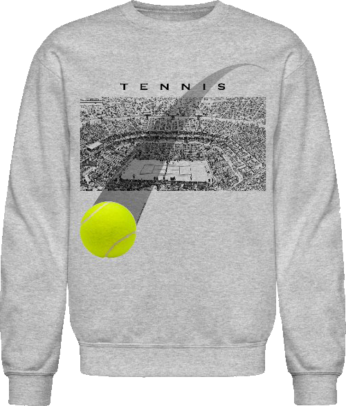 Tennis Graphic Sweatshirt
